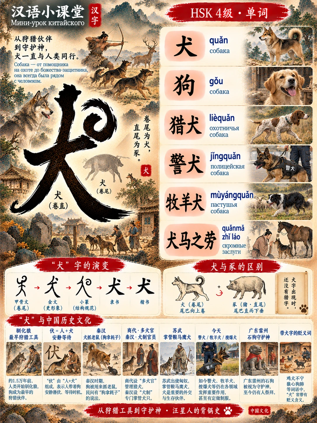 🇨🇳 汉语小课堂 | 汉字的故事 📖 | Мини-урок китайского