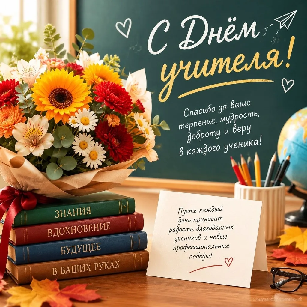 С Днём учителя 👩‍🏫