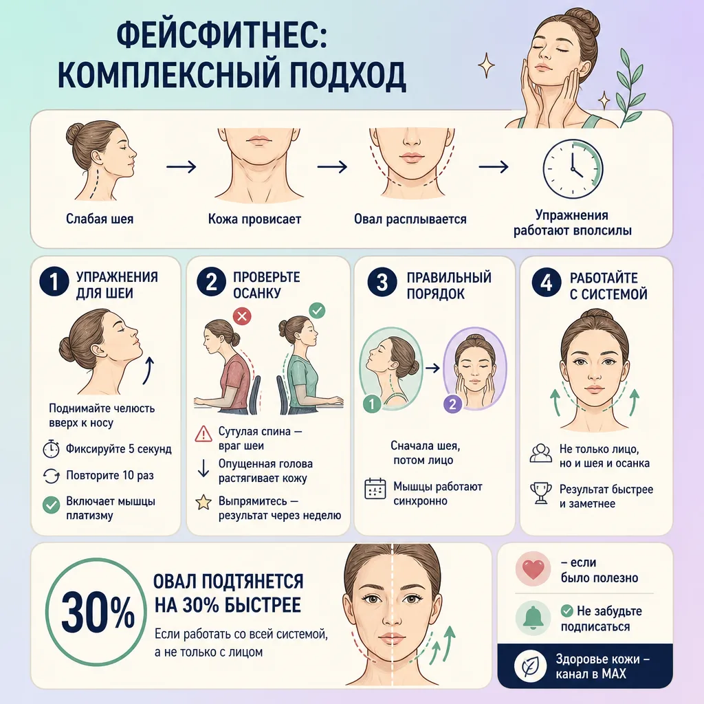 🧠 Миф: фейсфитнес работает только на лице
