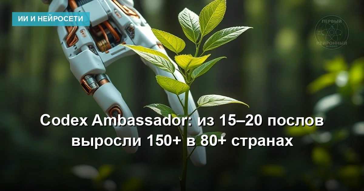 Программа Codex Ambassador стартовала с плана примерно на 15–20 послов, а теперь, по сл...