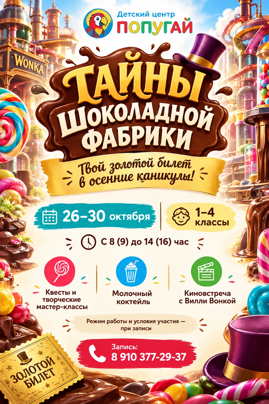 🍫 ТАЙНЫ ШОКОЛАДНОЙ ФАБРИКИ