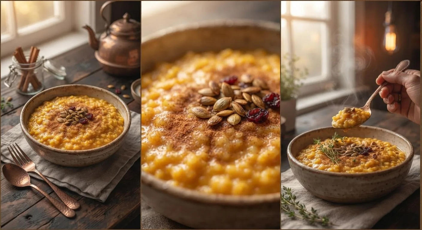 🥣  Рисовая каша с тыквой