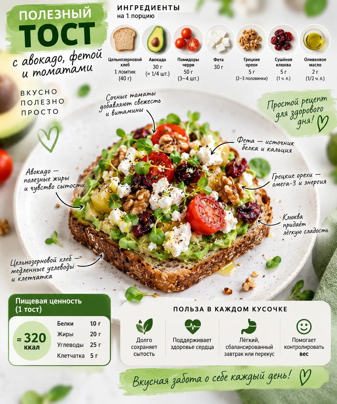 🥑 Когда полезное выглядит вот так — диета точно отменяется! 😋