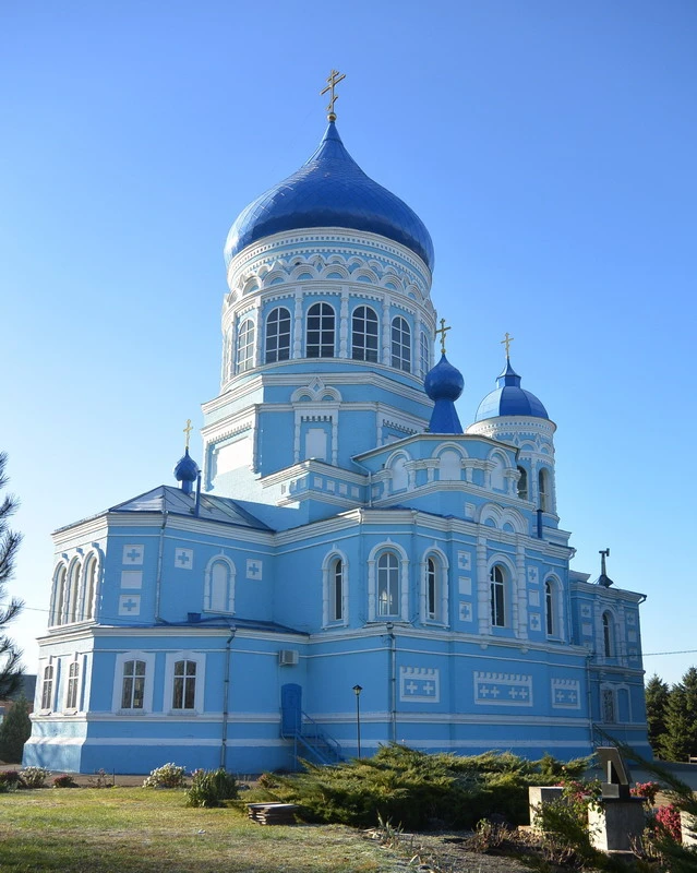 Закладка первого камня в основание храма Покрова Пресвятой Богородицы ст. Каневской сов...