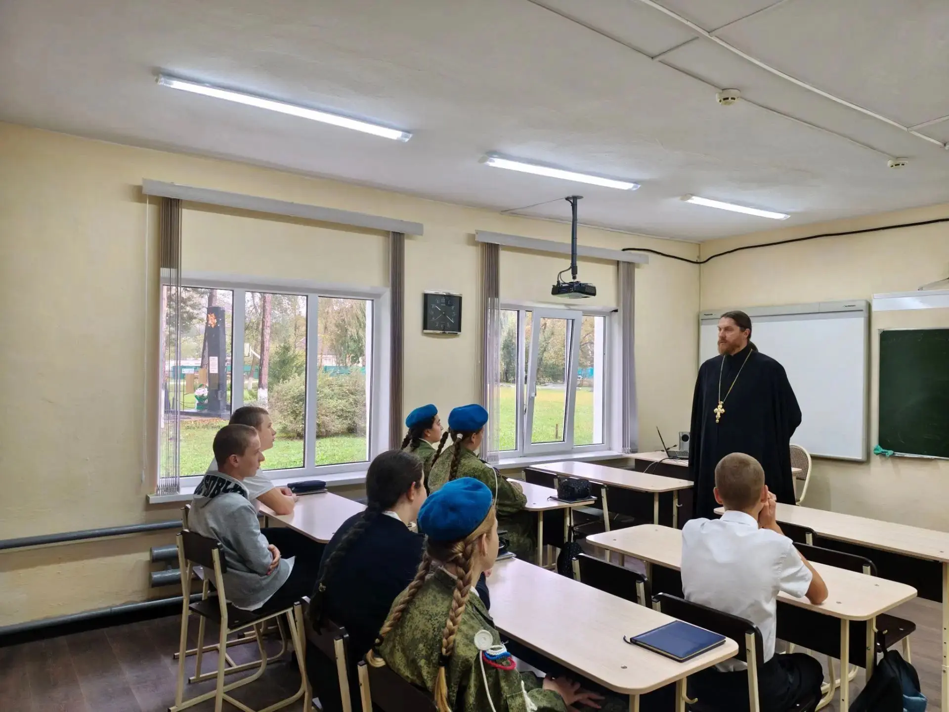 Час духовности по теме "Сквернословие - болезнь души" провёл для учащихся объекта #2 в ...