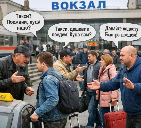 Признать незаконными такси из бомбил у аэропортов и вокзалов хотят в Ростовской области