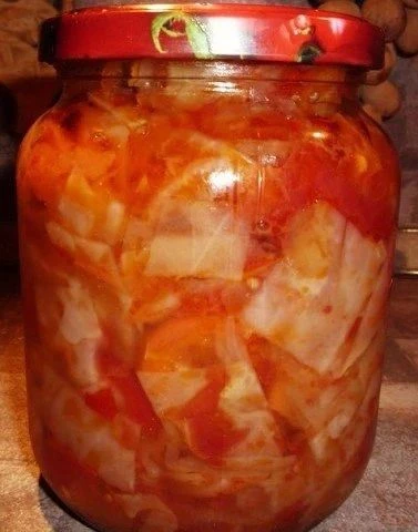 САЛАТ «ЗИМНИЙ» ИЗ КАПУСТЫ