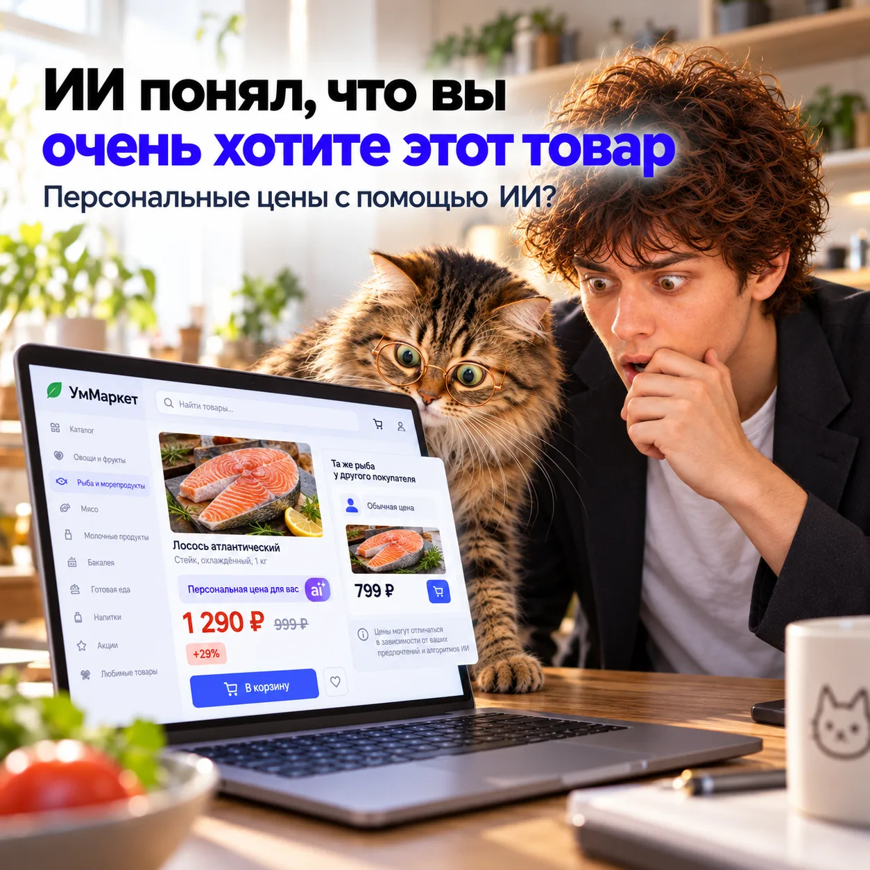 🛒 ИИ понял, что вы очень хотите этот товар. Цена — выше?