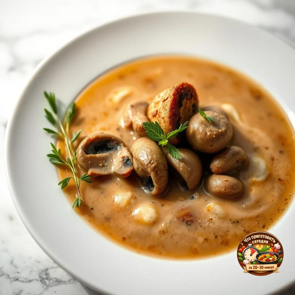 🍽️ Грибной суп с трюфелем