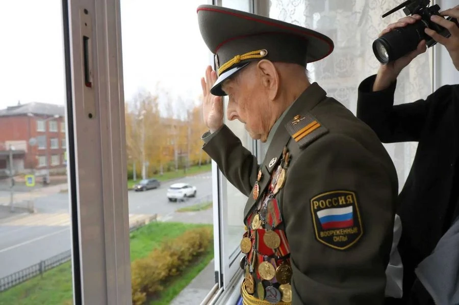 Ветеран Великой Отечественной войны Александр Федин отметил 100-летний юбилей
