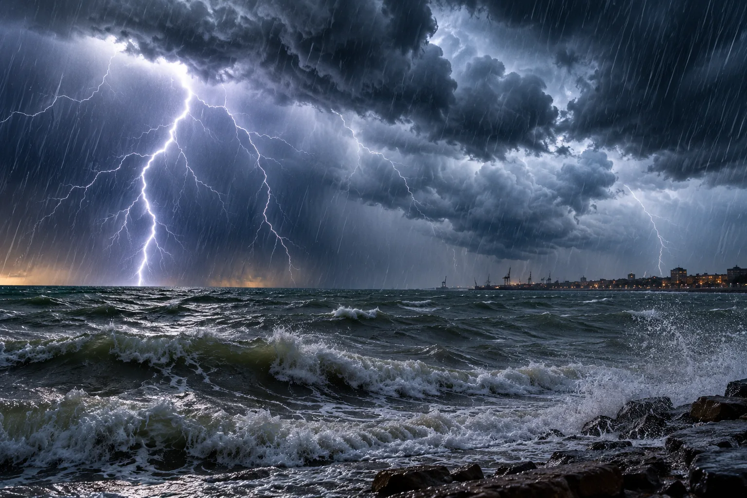 ⛈ Штормовое предупреждение объявили в Ростовской области