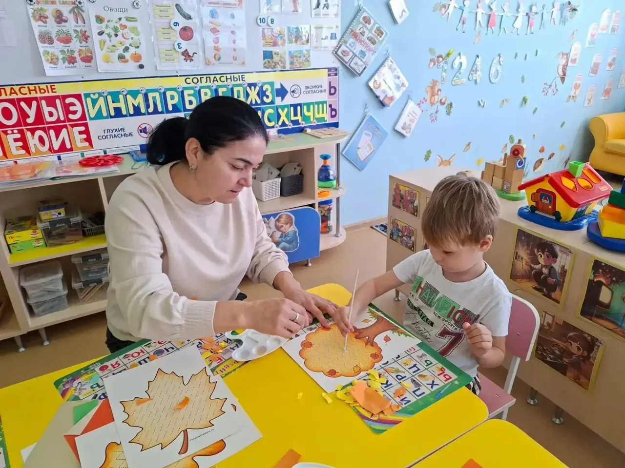 Праздник творчества в «Ёлочке»! 🎨🍁