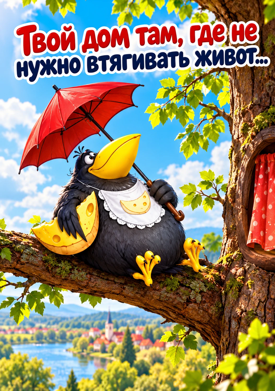 💚💛❤️ Настроение в открытке.