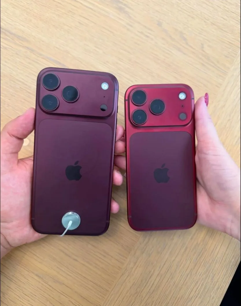📱 Бордовые iPhone 18 Pro, по словам владельцев, меняют цвет