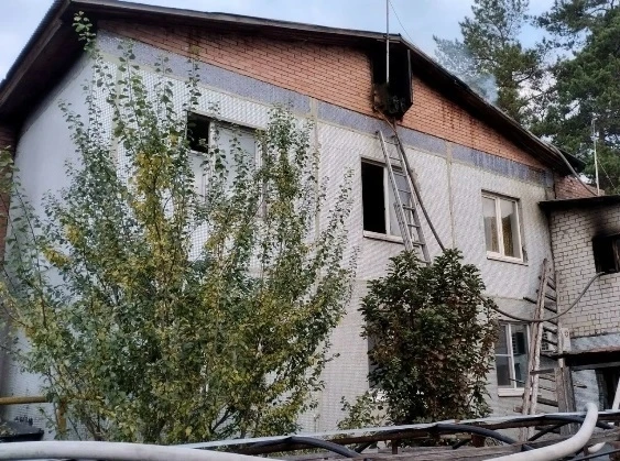 Под Тольятти горел двухэтажный дом
