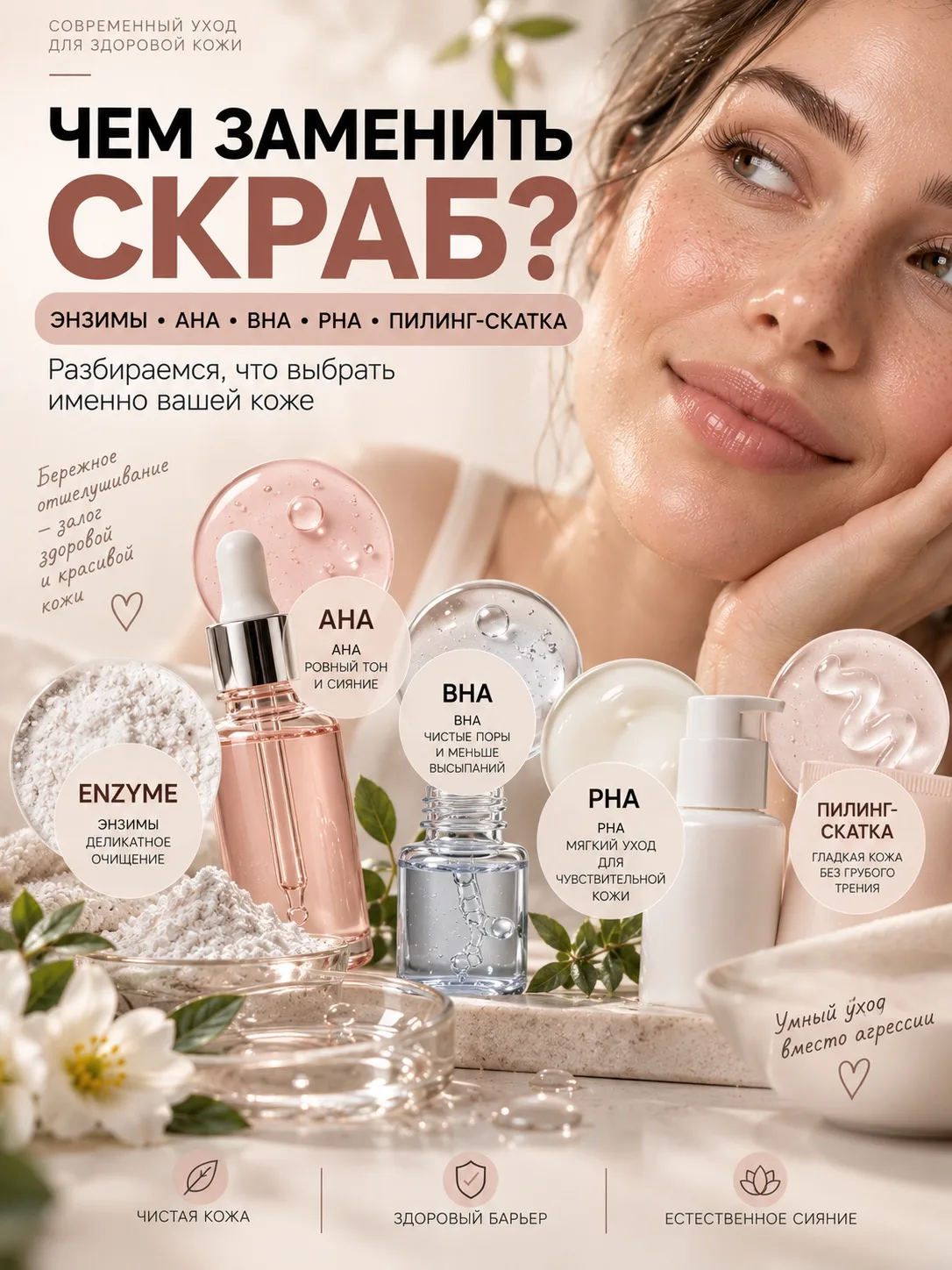 ЧЕМ ЗАМЕНИТЬ СКРАБ? И НУЖНО ЛИ ЕГО ВООБЩЕ ЧЕМ-ТО ЗАМЕНЯТЬ? 😄