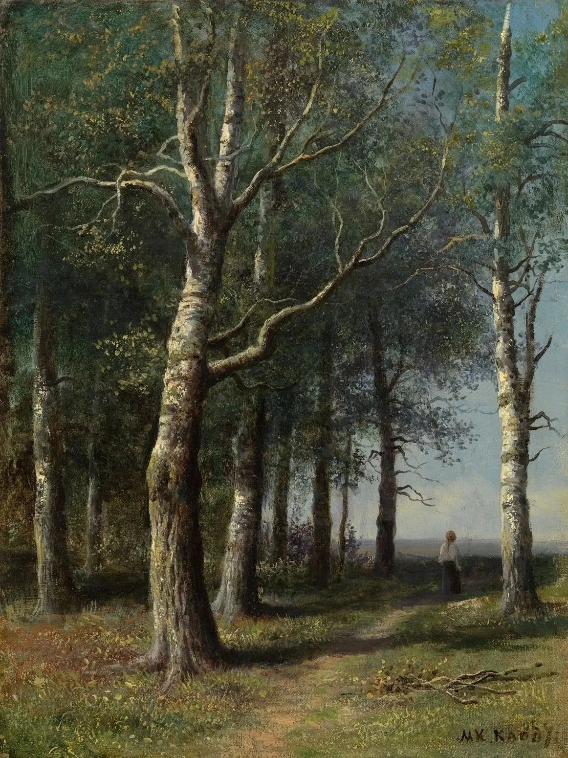 "Лесная тропинка", 1880