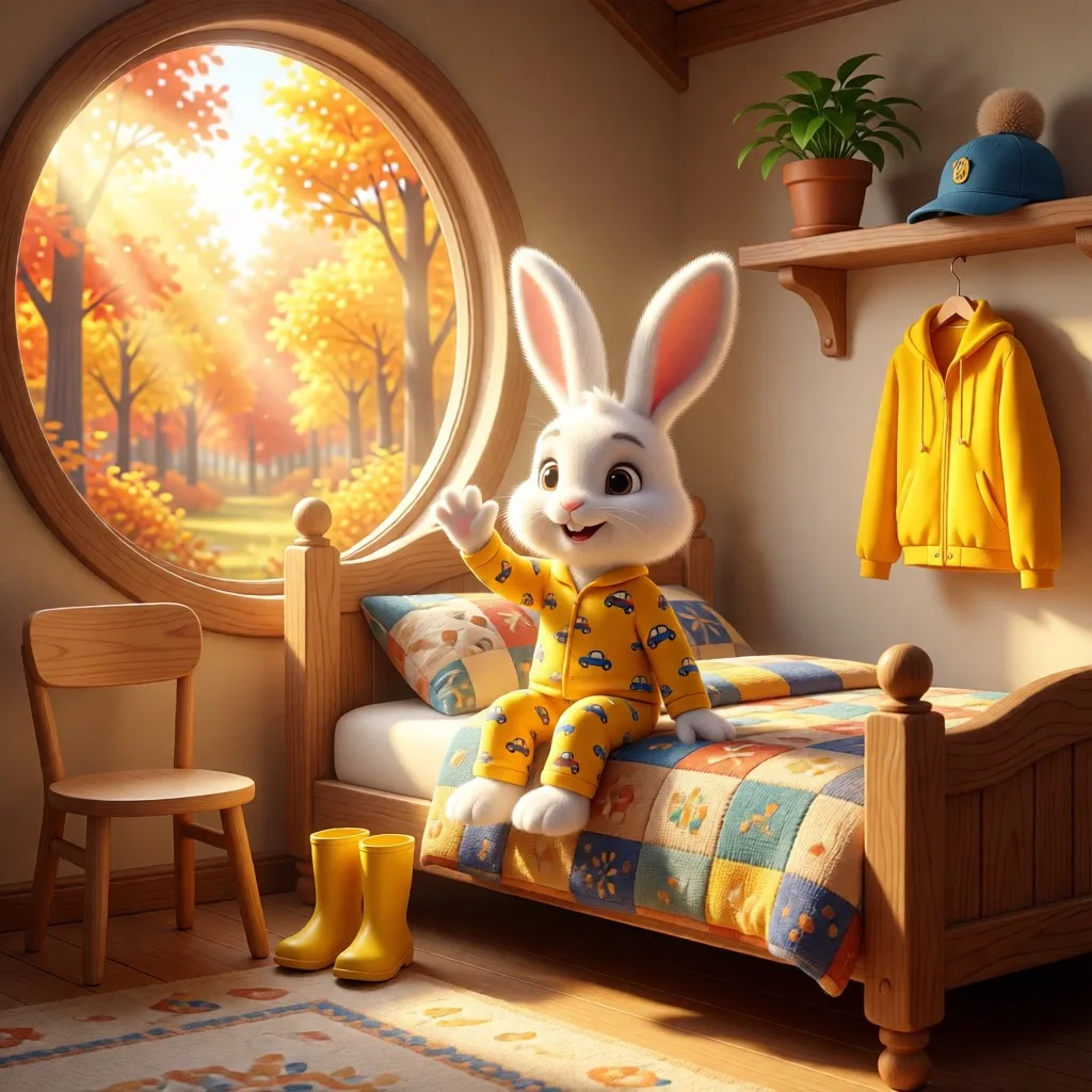 ☀️ Утро в Тёплом Лесу: просыпаемся вместе с зайкой Топой! 🐰✨