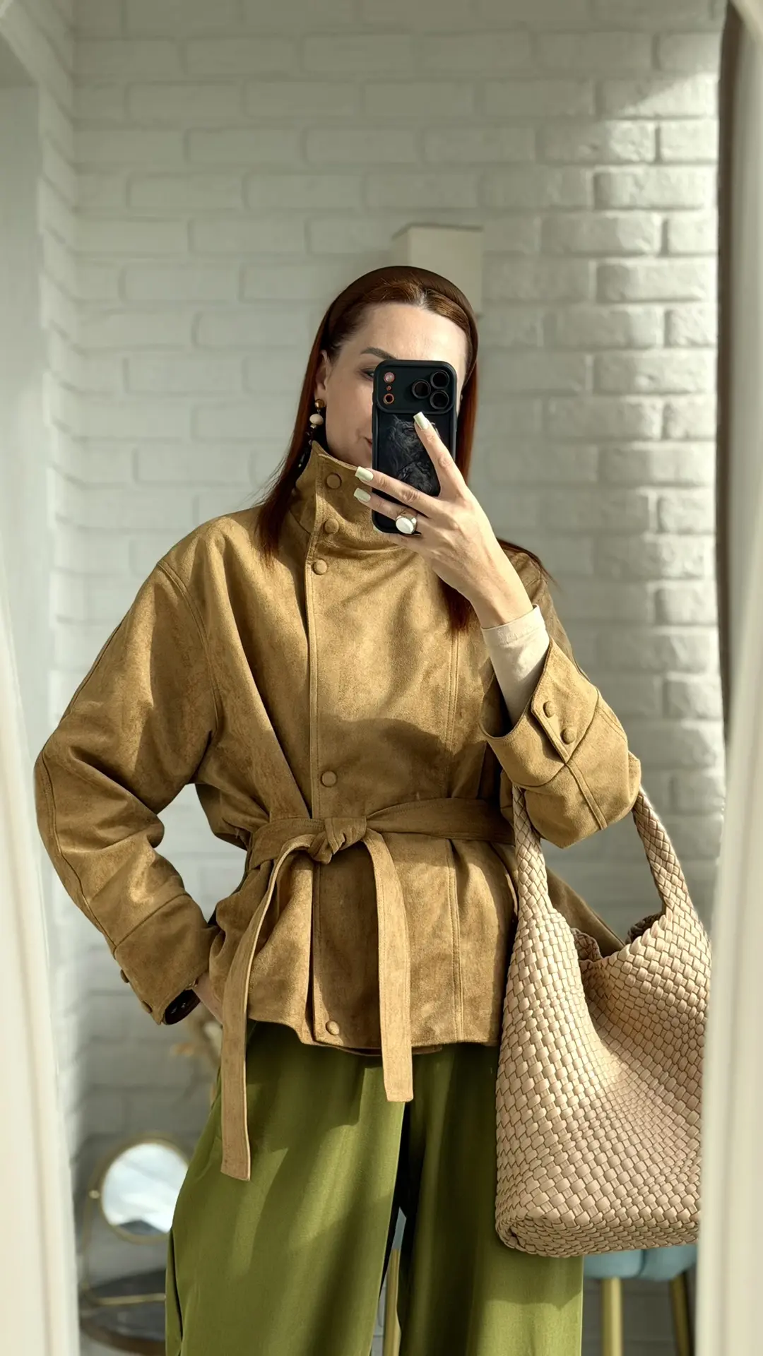 Куртка из эко замши как в ZARA 🤎