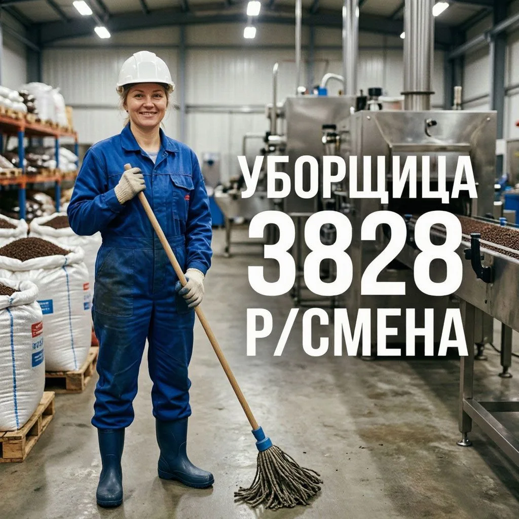 Приглашаем Уборщиц на производство чая и кофе!