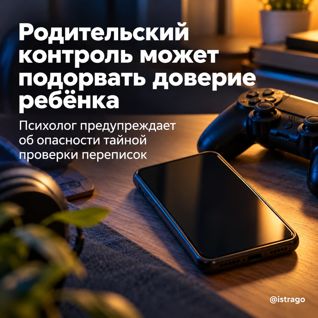 📱 Родительский контроль может подорвать доверие ребёнка