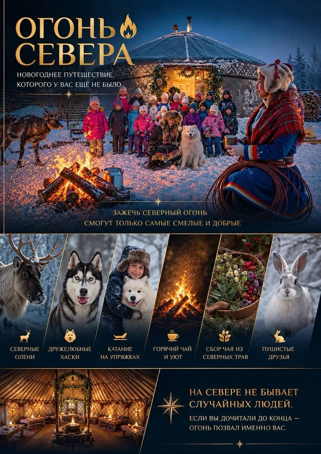 🎄 НОВОГОДНЯЯ ПРОГРАММА С ХАСКИ И ОЛЕНЯМИ 🦌 🐕 🛖