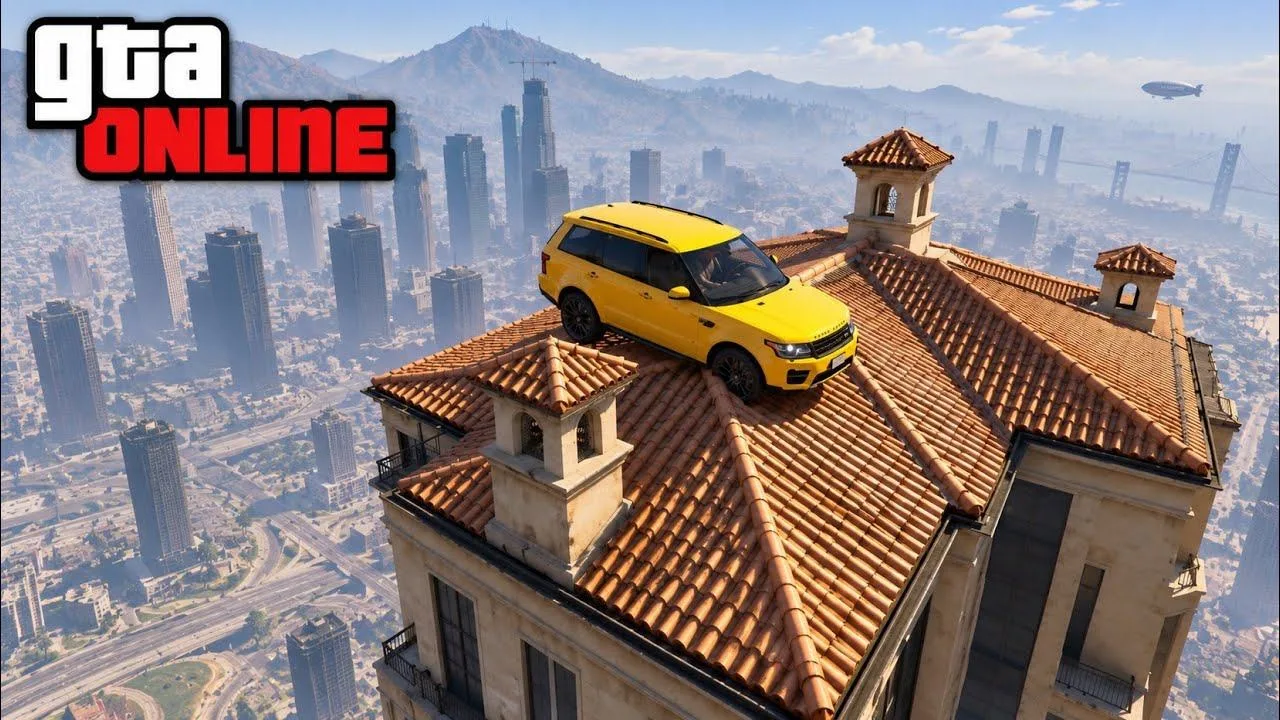 [Quantum Games] НАША ДУРА ВЫШЕ ВСЕХ!!! СКИЛЛ ТЕСТ ПО КРЫШАМ В GTA ONLINE!!! (1080p)