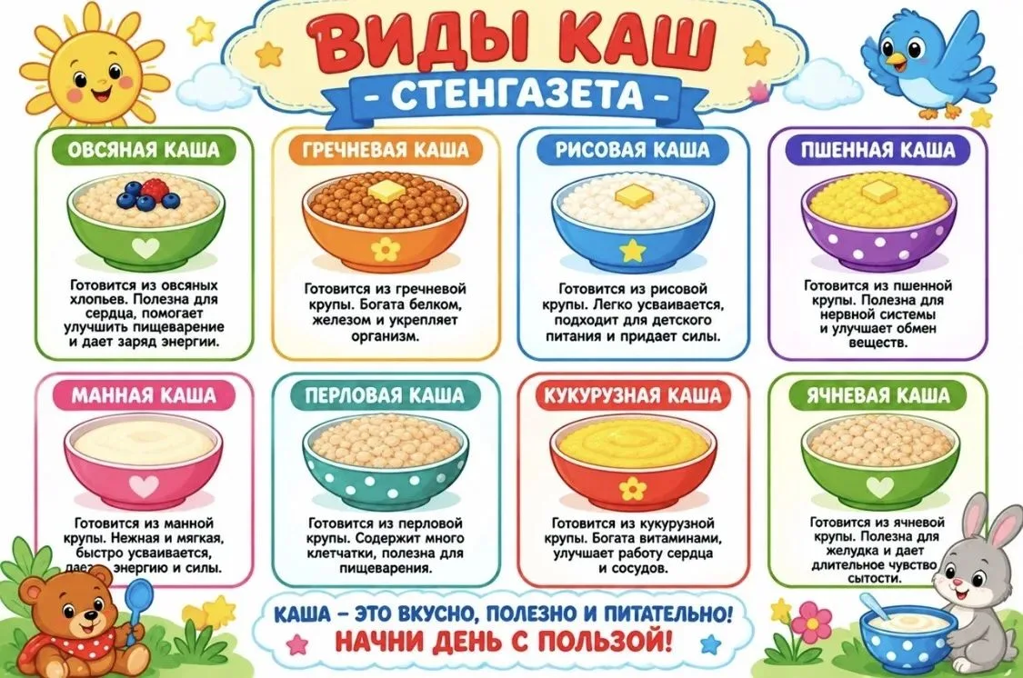 Путешествие в страну каши: как наши малыши стали юными поварами 🫕🧑‍🍳