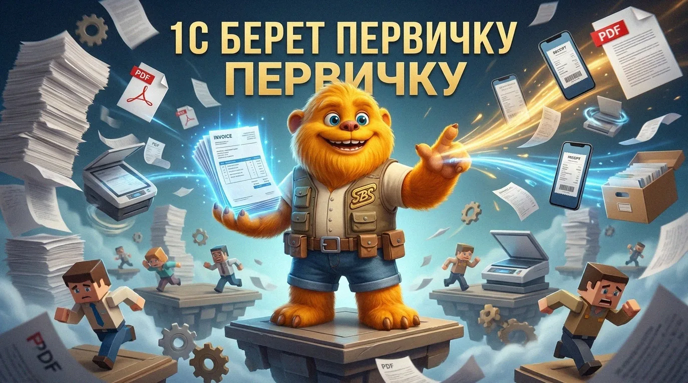 📌 Бухгалтерия тонет в первичке? Есть способ вытянуть её без овертаймов