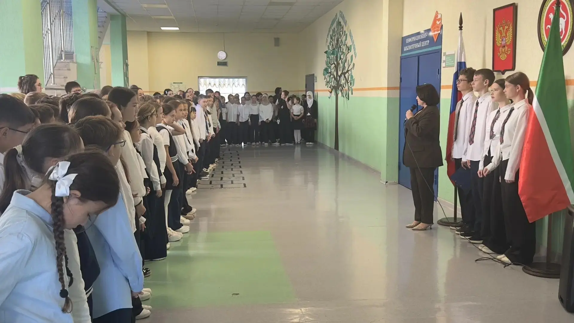 🎓✨ Сегодня в нашей школе прошла линейка для учащихся 5-х классов!
