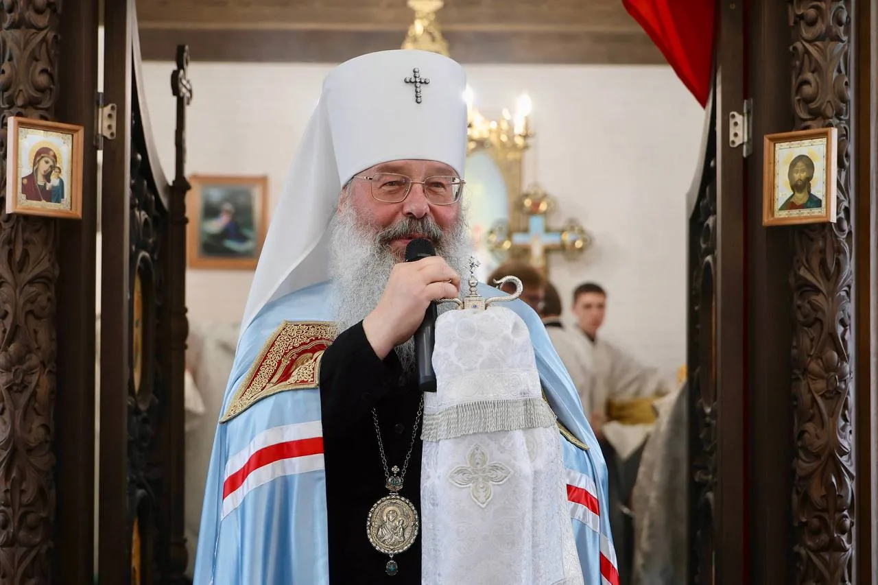 📝 В завершение богослужения архипастырь поблагодарил верующих за молитвы и обратился с...