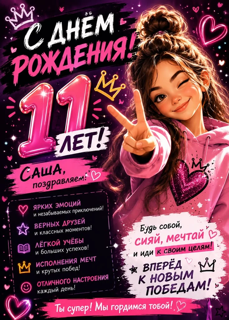#сднёмрождения #11лет