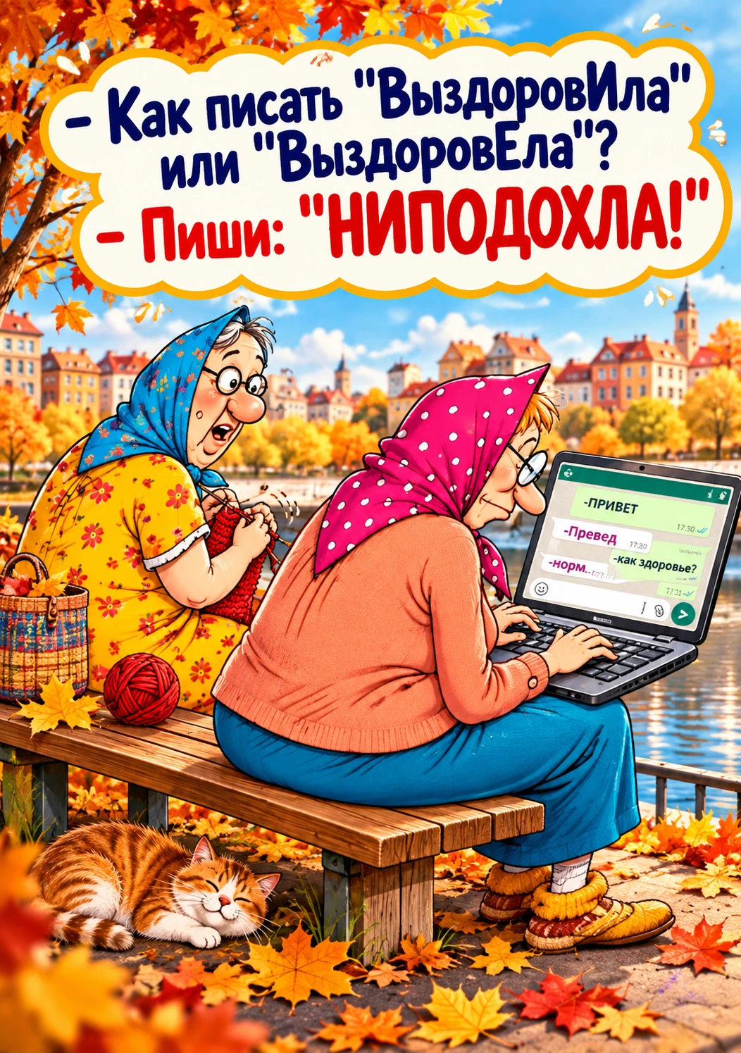 💚💛❤️ Настроение в открытке.