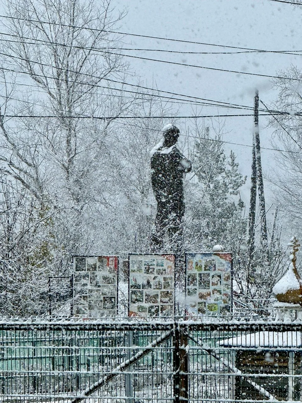 Снежное покрывало окутывает Тасеево ❄️❤️