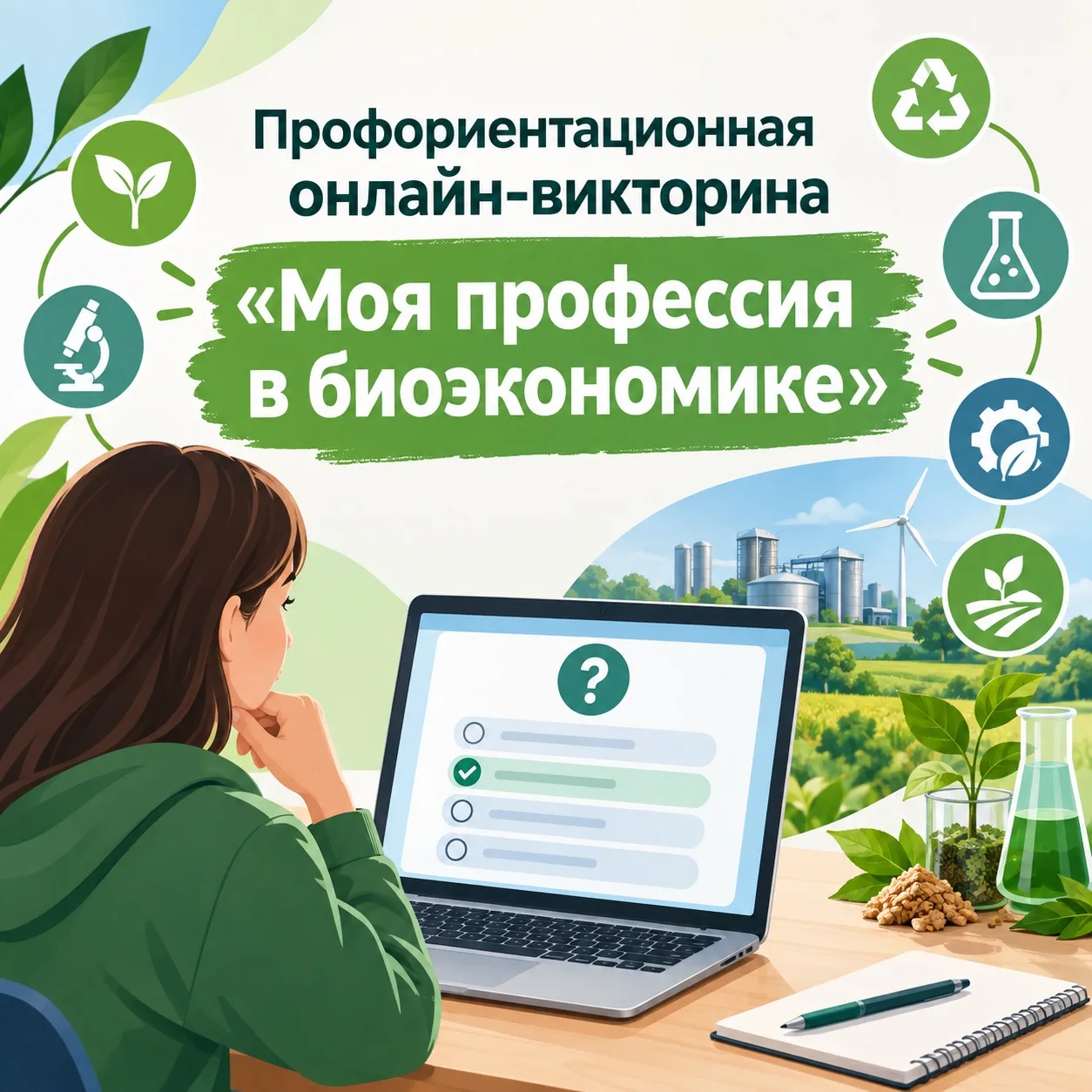 Какая профессия в биоэкономике могла бы стать вашей?