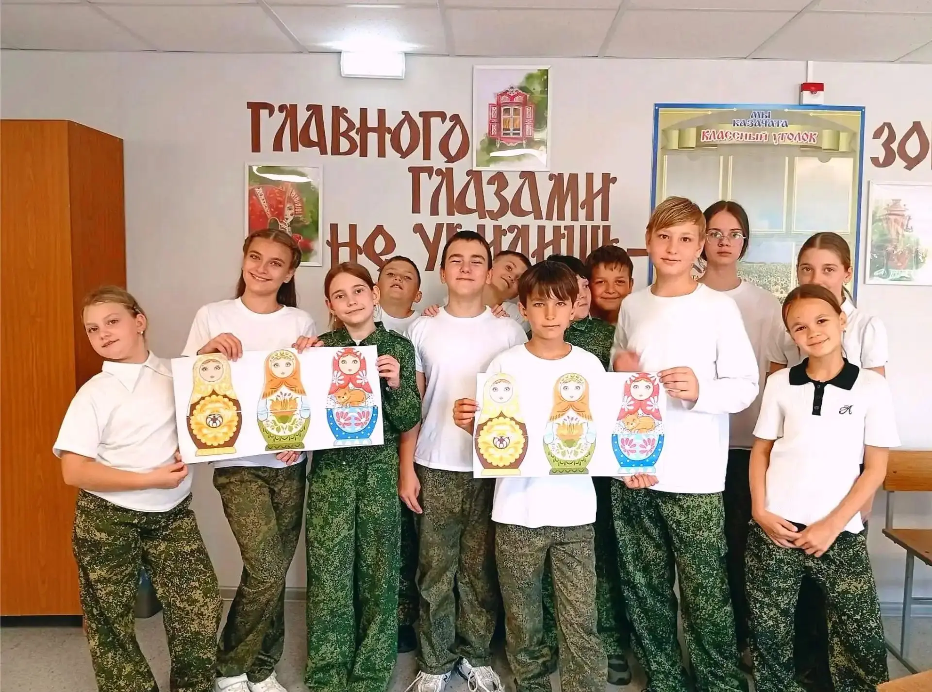 Загадочная русская душа: как в школе отметили День Матрёшки