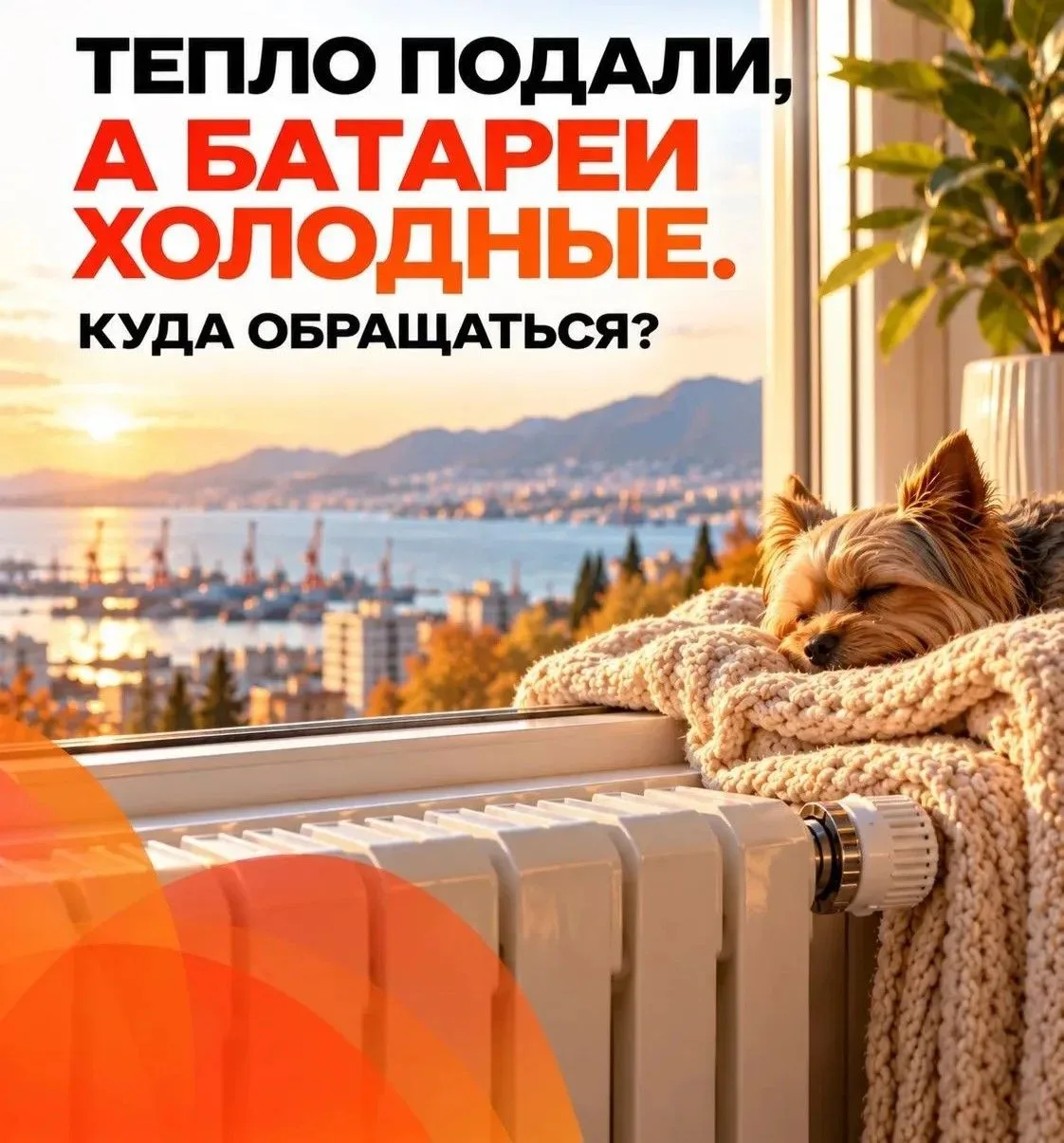 🔥 Тепло подали, а батареи холодные. Куда обращаться?
