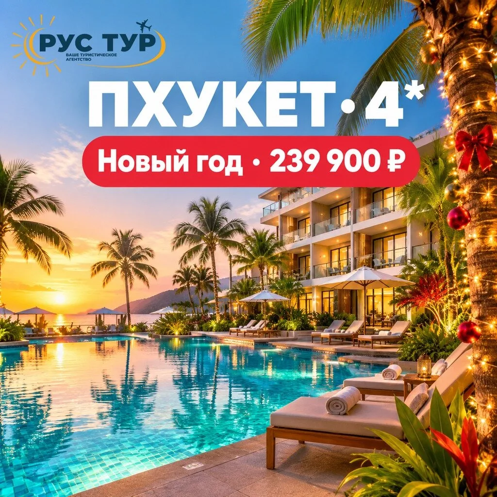 Пхукет на Новый год: отель 4* и перелёт от 239 900 ₽