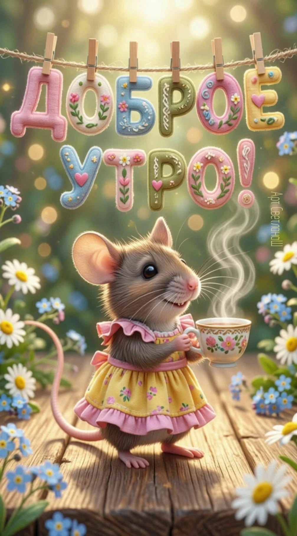 🥰 Оставляйте реакции, если понравилась открытка и делитесь с близкими ❤️