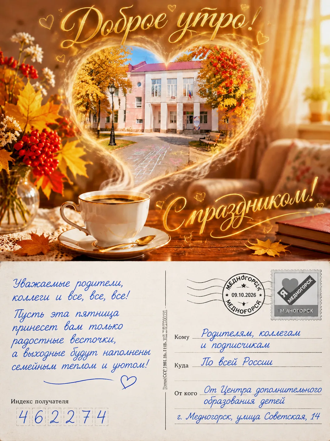 📬 Лети с приветом, вернись с ответом!