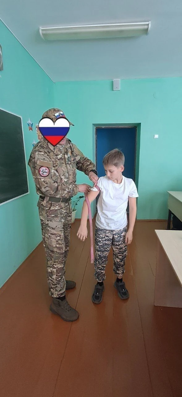Кадеты встретились с участником СВО