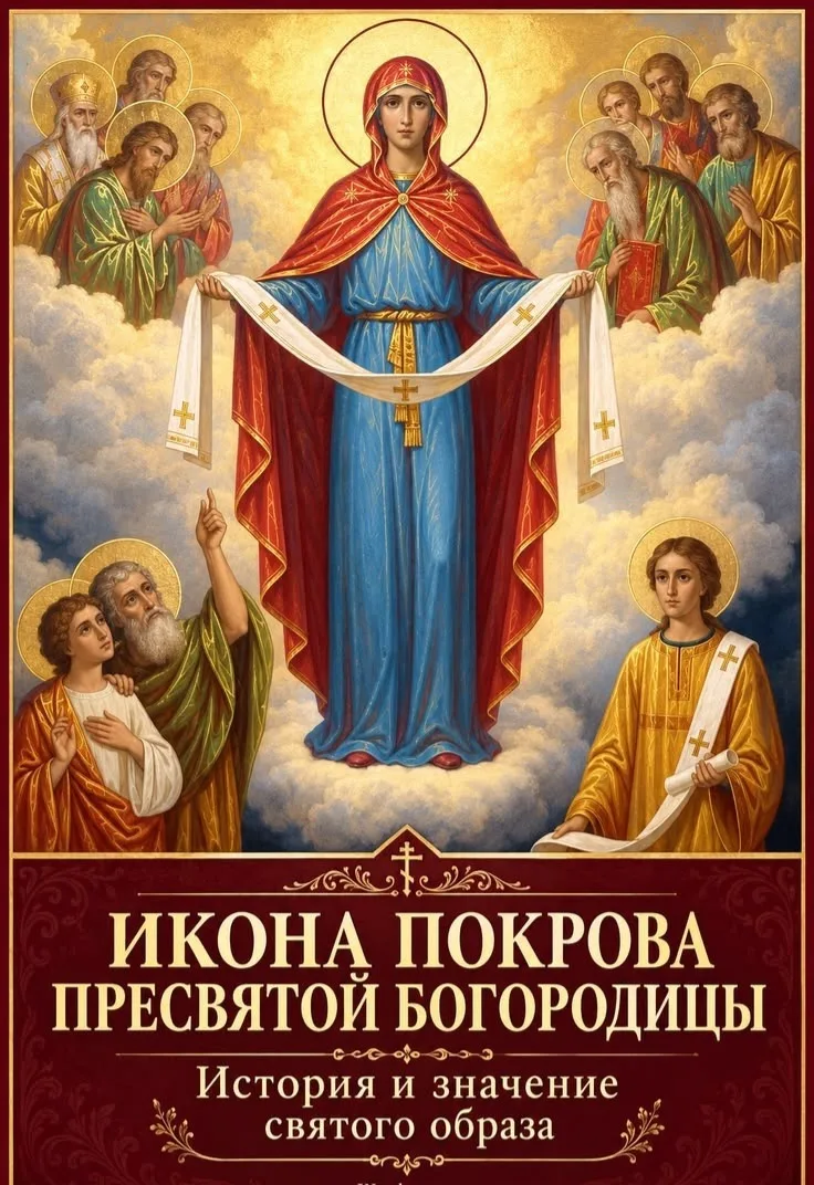 ☦️Икона Покрова Пресвятой Богородицы.