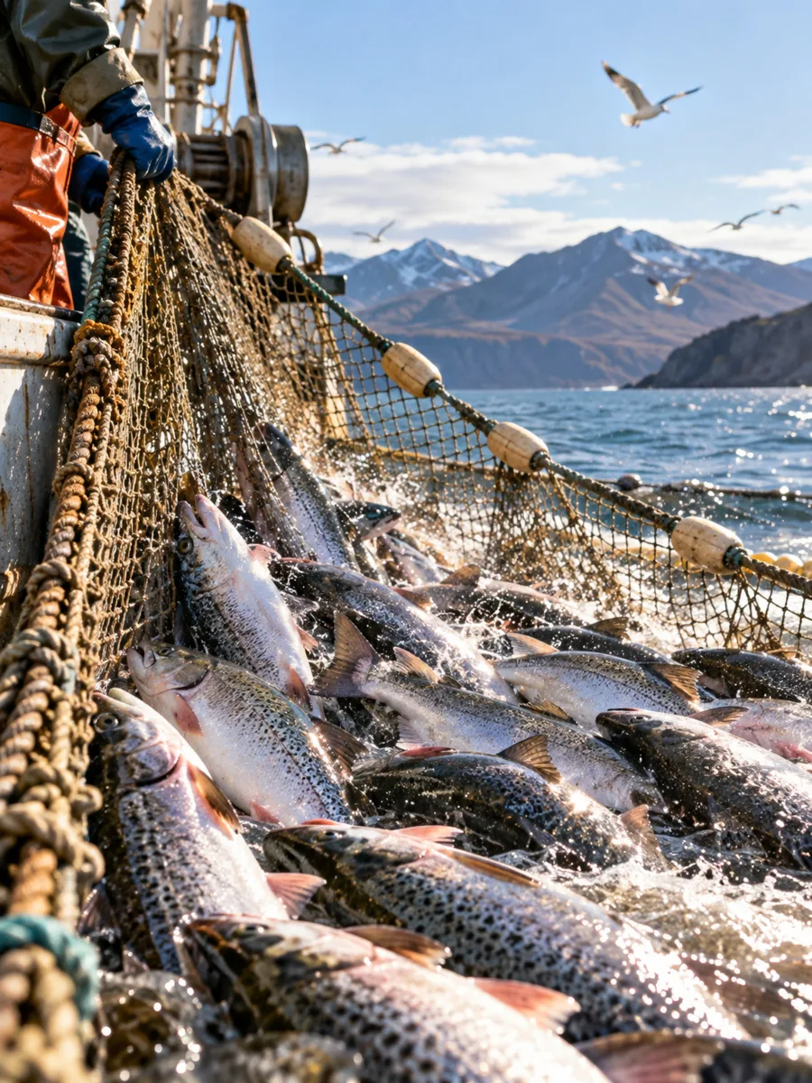 🐟 В Магаданской области за путину выловили более 4 тысяч тонн рыбы