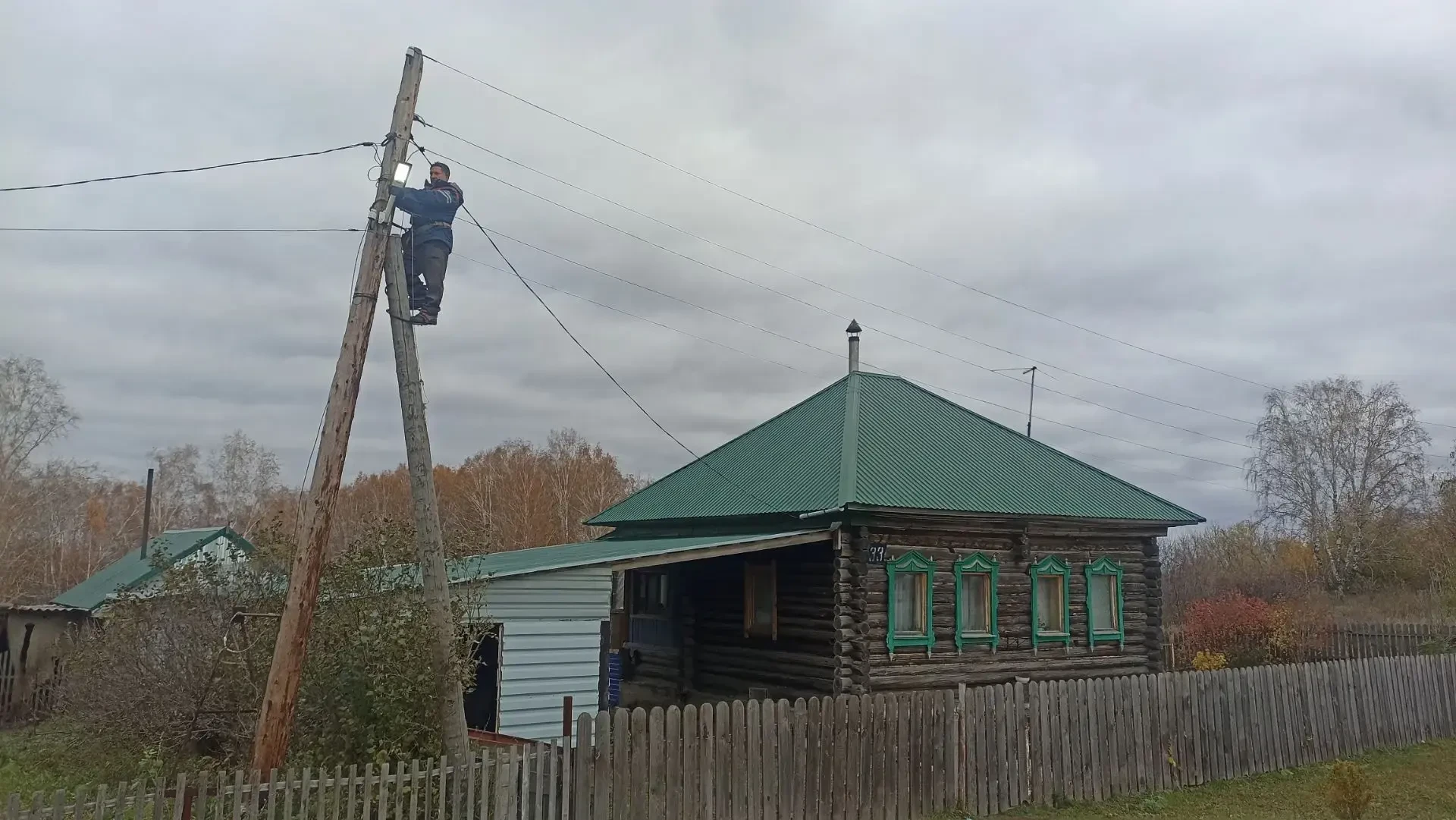 Ремонт уличного освещения в п.ст.Арлюк, п.Линейный.