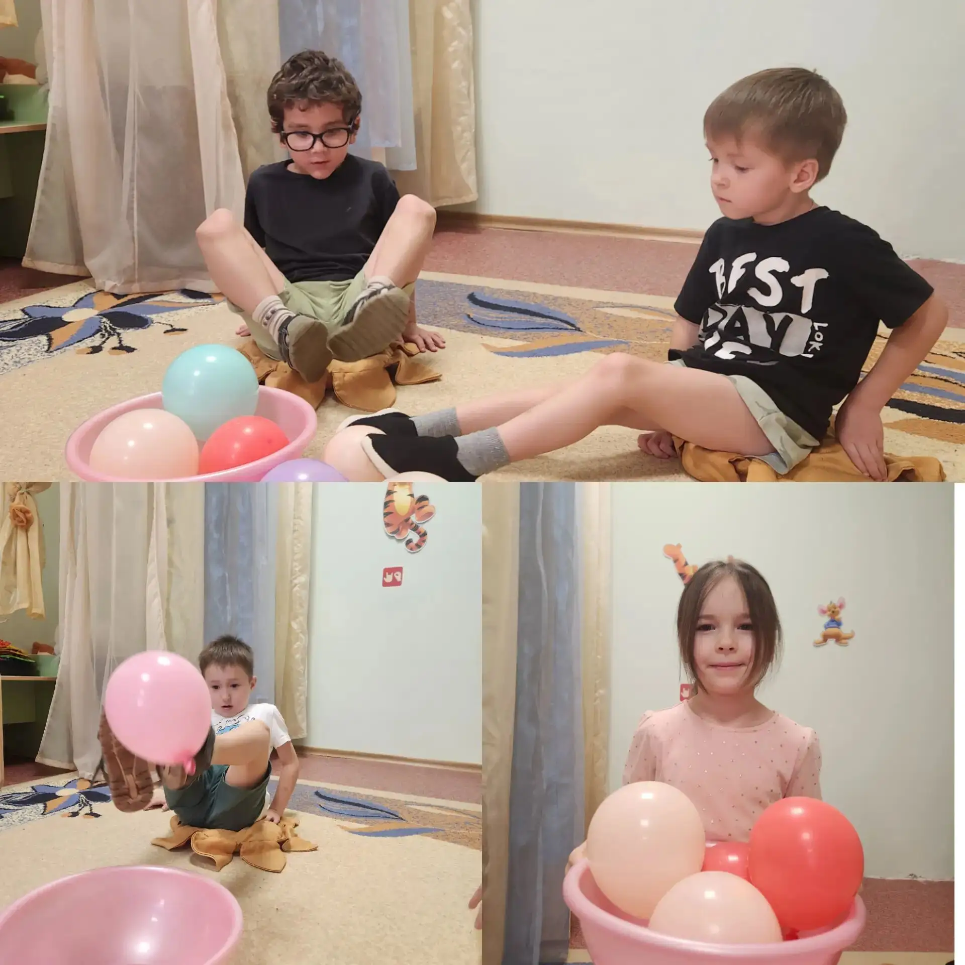 Отличным решением становятся сидячие нейроигры с воздушными шарами. Воздушный шар — это...