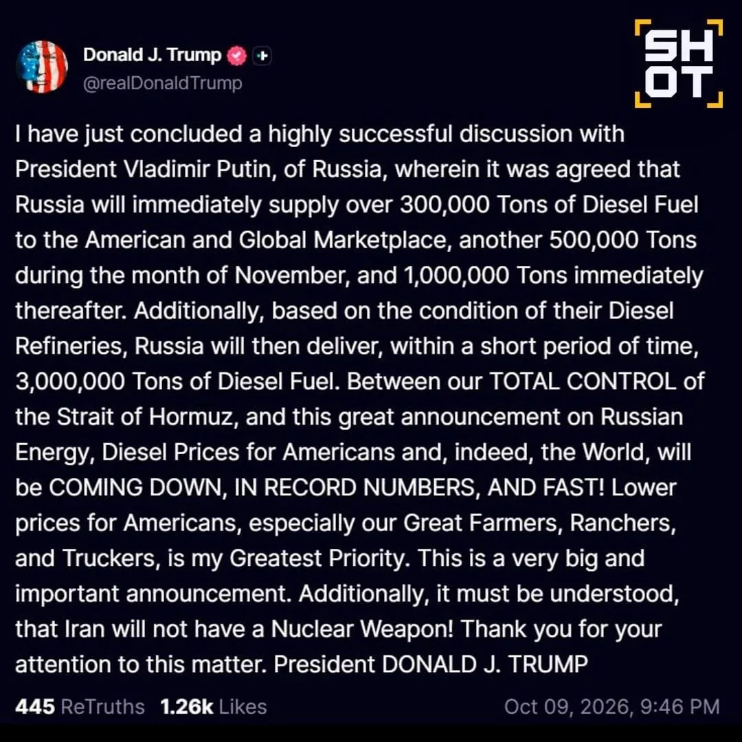 Дональд Трамп и Владимир Путин провели телефонный разговор. По словам американского пре...