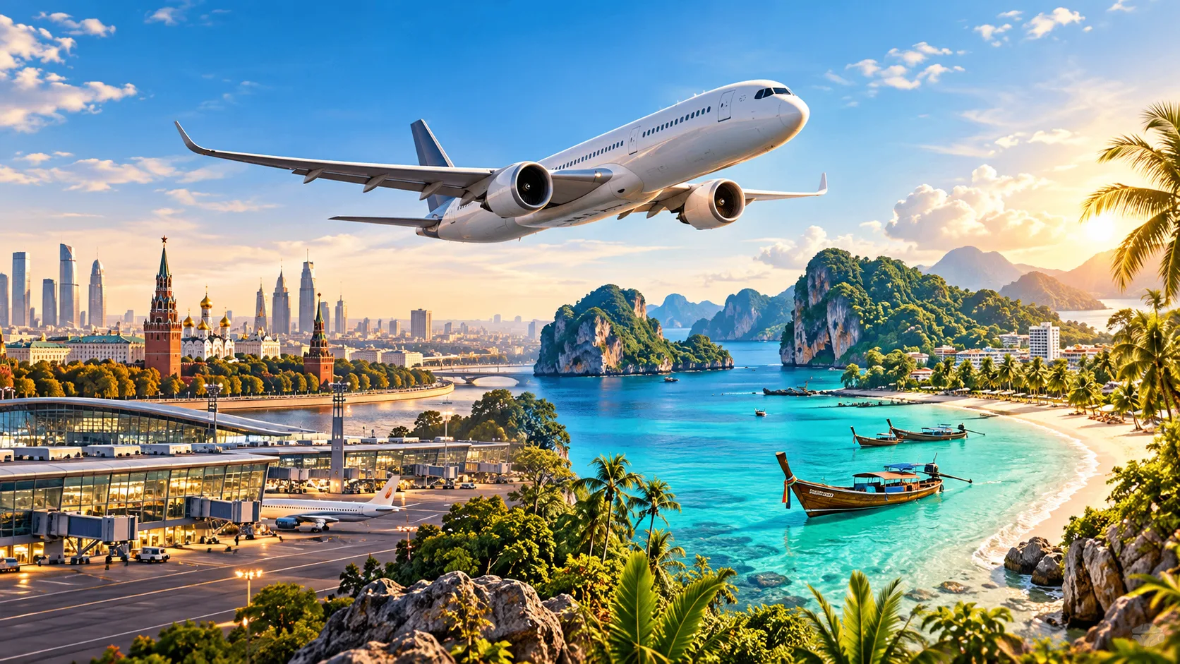 ✈️ В ТАИЛАНД ИЗ РОССИИ ПОЛЕТИТ НОВАЯ АВИАКОМПАНИЯ