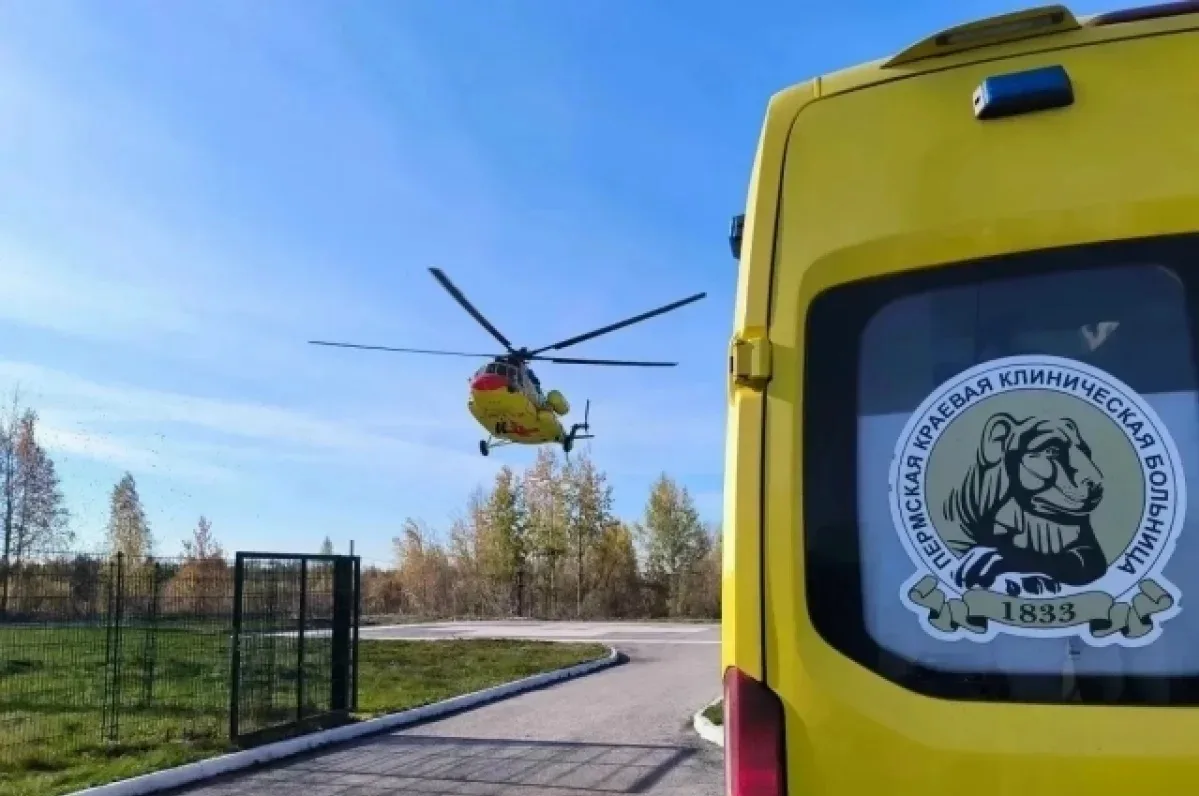 В Пермском крае врачи спасли беременную женщину и её новорождённую дочь, доставив реани...