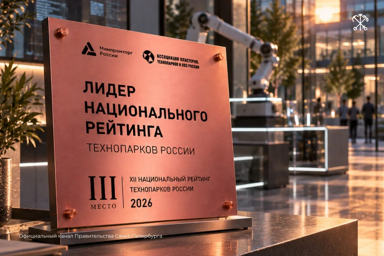 🔬 Технопарк Петербурга признан одной из лучших площадок России