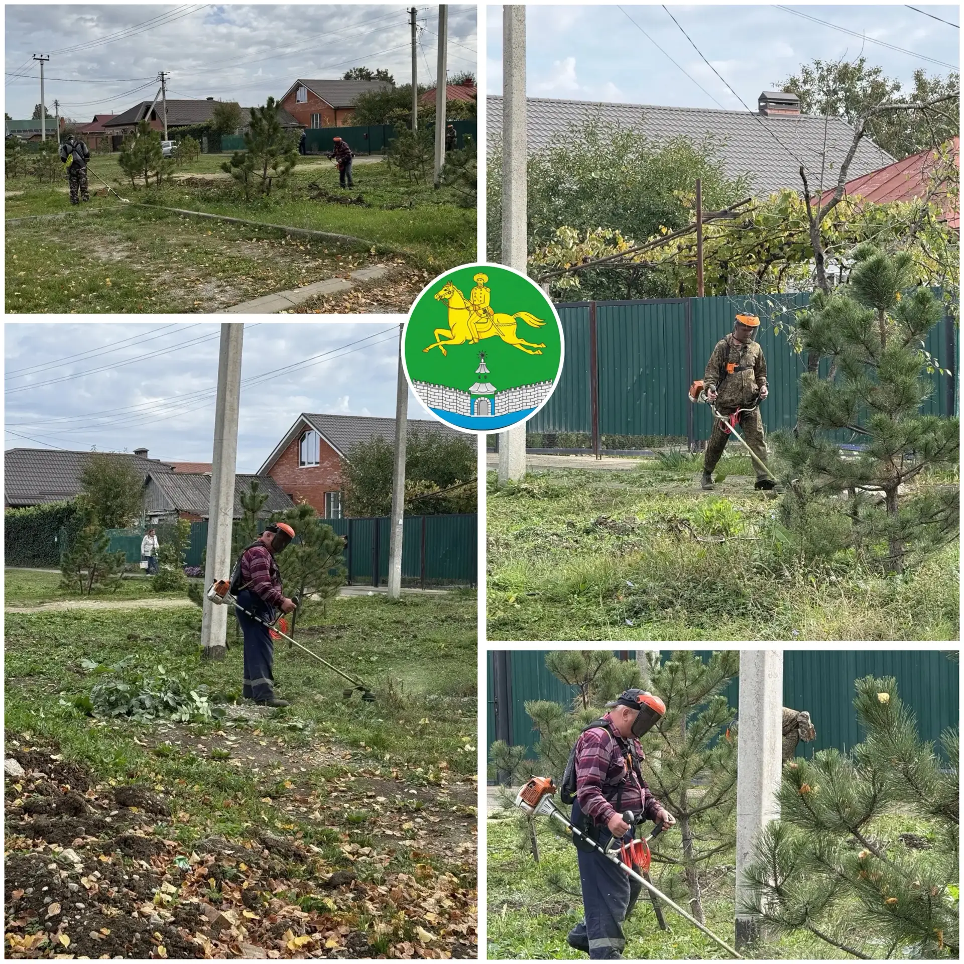 Проведены работы по покосу сорной травы ул. Ленина